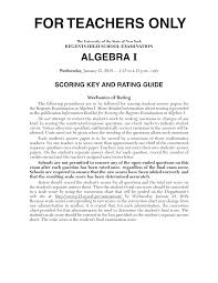 Partial credit can be given. Https Www Nysedregents Org Algebraone 119 Algone12019 Rg Pdf