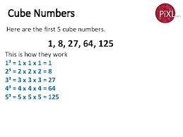 Cube of a number means, if any number is multiplied by itself three times, then the product is called the cube of that number. Grade Fg Square Triangular Cube Numbers Recognise And