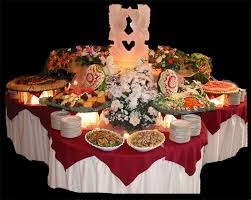 Pin By Tashia On Party Planning Ideas Food Displays Food Table Decorations Catering Food Displays