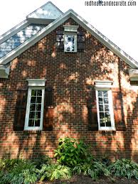Check spelling or type a new query. Exterior Cedar Shutters The Reveal Redhead Can Decorate