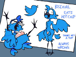 Rule 34 - Anthro Anus Ass Avian Balls Beak Bird Black Beak Blue Body Blue  Feathers Feathers Genitals Girly Hi Res Male Multiple Images Penis Slim Solo  Text Thatguynamedjoe Toony Twitter Twitter
