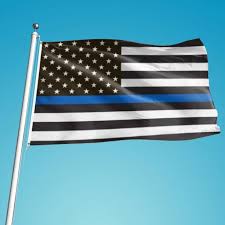 4.5 out of 5 stars. Blue Red Line American Flag 35 4x59 In 300d Polyester Embroidered Stars Sewn Stripes Honoring Men Women Law Enforcement Officers Red Black White Blue Lives Matter Usa Police Flag