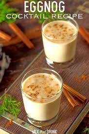 Eggnog Cocktail Recipe Mix That Drink Recipe Eggnog Drinks Eggnog Cocktail Eggnog Cocktail Recipe