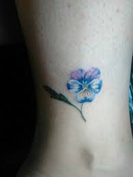 Pansy Tattoo Jordanhaines Ikonicink Violet Flower Tattoos Pansy Tattoo Tattoos