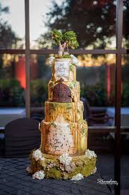 Once Upon A Time Wedding Cake Designed By Betty Janes Bakeshoppe In The Horizon Room At Sonterra C Wedding Cake Toppers Themed Wedding Cakes Cool Wedding Cakes