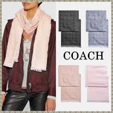 Maybe you would like to learn more about one of these? Shop Coach Signature Unisex Silk Cotton Logo Knit Fur Scarves By Zero Carbon Buyma