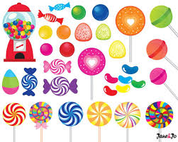 Black And White Candy Land Candy Clipart 52 Candy Clipartcandy Clip Artprintablelollipop Etsy Candy Clipart Rainbow Candy Clip Art