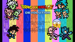 Dragon ball z devolution is a free online fighter based upon the fan favourite dragon ball z anime and manga franchise. Mod Dragon Ball Super Devolution Beta Saga Super Personagens Novos Etc Youtube
