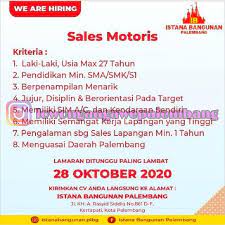 Info loker daerah kertapati palembang. Bismillah Lokak Lur Lowongan Gawe Palembang Facebook