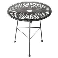 Amazon Com Le Studio Acapulco Table Black Wall Art Modern Vintage Furniture Furniture Table