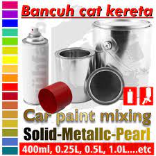 Sedangkan untuk mengencerkan cat cukup dengan ari saja. Bancuh Cat 2k Original Custom Mix Original Colour 2k Basecoat Car Paint Shopee Malaysia