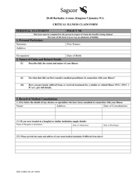 Sagicor life insurance company has been helping the people of america for nearly 60 years now. How To Fill Out A Sagicor Claim Form Fill Online Printable Fillable Blank Pdffiller