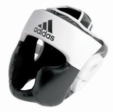 Adidas Response Head Guard Black White Martial Arts Equipment Martial Arts Supplies Boxing Kung Fu Karate Mma Kickbox Adidas Response Fight Wear Adidas