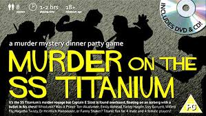 Titanic party game, murder mystery dinner. Murder On The Ss Titanium Download Game 8 Players