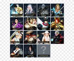 Check spelling or type a new query. Features Black Desert Online All Classes Clipart 1348973 Pikpng
