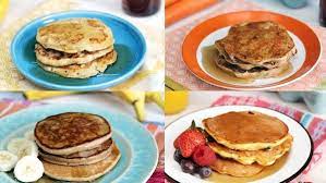 4 Simple And Healthy Pancakes Recipe Food Pancakes Healthy Healthy Pancake Recipes