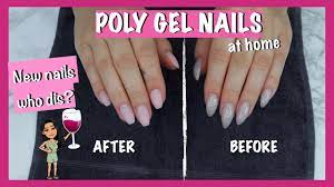 How to do your polygel nails at home prep the nails. How I Do My Nails At Home With Polygel No Dual Forms V E R A Youtube