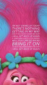 Get back up again lyric video | trolls. Pin On Strike A Chord In One S Heart