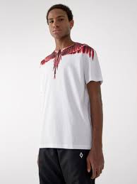 Red Ghost Wings T Shirt Marcelo Burlon