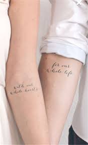 In this onehowto article you will discover some cute couple tattoo ideas so you can pick the one that best suits you and your darling. Couple Matching Tattoo Designs To Express Your Love Cute Hostess For Modern Women