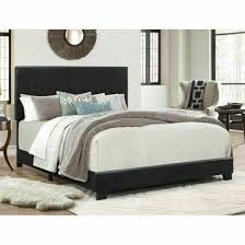 Crown mark erin upholstered panel bed in black, king. Crown Mark Upholstered Panel Bed King Black For Sale Online Ebay