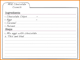 Creating a postcard in word with regard to microsoft word. Recipe Card Template Word Image Of Food Recipe