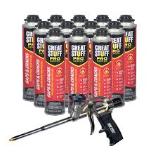 Can i use great stuff triple expanding foam to seal off an unused drain pipe? Awf Pro Gaps And Cracks Kit Great Stuff Pro Gaps And Cracks Fireblock Foam Sealant 24 Oz 12 Awf Pro Foam Gun 1 Closed Cell Expanding Foam Awarehousefull