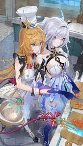 skirk and escoffier (genshin impact) drawn by uouokuma | Danbooru