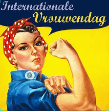 8 mart 1857'de new york'ta tekstil işçisi kadınlar, 16 saatlik. Zondag 8 Maart Internationale Vrouwendag Truineer