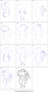 How To Draw Saharah From Animal Crossing Printable Drawing Sheet By Drawingtutorials101 Com Animal Crossing Drawing Sheet Drawing Tutorial