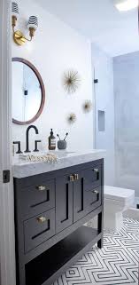 Black And White Bathroom Vanity Ideas Before And After Fastest Remodel Ever Domino Diy Bathroom Remodel Small Bathroom Remodel Bathrooms Remodel