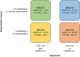 Gold 2011 disease severity classification in copdgene: Symptom Burden And Gold Classification In Medicare Advantage Patients Copd