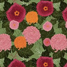 Chrysanthemum Swatch Floral Illustrations Illustration Botanical Art