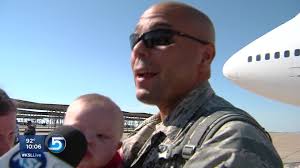 Happy reunion for Air Force couples after tough deployment