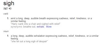 Sighing An Antidote To The Fear Response