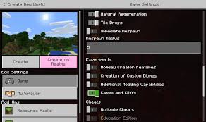 The caves and cliffs update will, as you might have guessed, expand the caves mountains will be getting a huge overhaul, and there'll be mischievous goats and snowy traps for players to encounter on the cliffs. Lealty