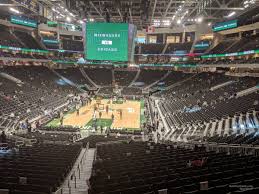 fiserv forum section 110 milwaukee bucks rateyourseats com