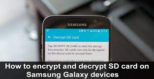 However, with convenience and portability comes a security risk. How To Encrypt And Decrypt Sd Card On Samsung Galaxy Devices Droidviews