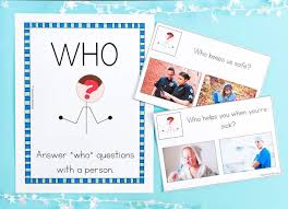 What, where, who, when add to my workbooks (4) add to google classroom Wh Questions 5 Activities For Speech Therapy Speechy Musings