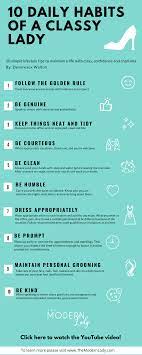 10 Daily Habits Of A Classy Lady Etiquette And Manners Etiquette For A Lady The Rules How To Be Elegant
