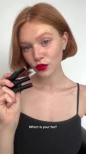 JUST DROPPED 💄 #FinallyBold redhead lipsticks are now available! Which  shade are you excited to try?! She’s also wearing #FinallyHaveBrows  Volumizing Brow Gel & #FinallyHaveLashes Enhancing in ...