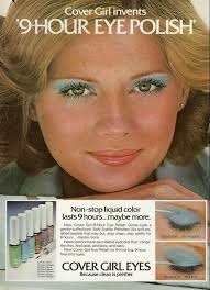 Throw Back Thursday Blue Eyeshadow On Your Wedding Day Vintage Makeup Ads Vintage Makeup Blue Eyeshadow