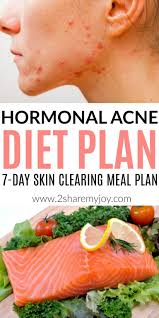 Hormonal Acne Diet Plan Best 7 Day Clear Skin Meal Plan Pdf Clear Skin Diet Acne Diet Plan Acne Diet
