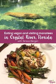 Eating Vegan And Visiting Manatees In Crystal River Florida Vegan Eating Eat Vegan