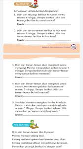 Tema 8 kelas 2 halaman 71. Kunci Jawaban Tema 8 Kelas 2 Halaman 104 105 106 107 108 109 110 111 112 Berapa Hari Udin Keluarga Berlibur Metro Lampung News