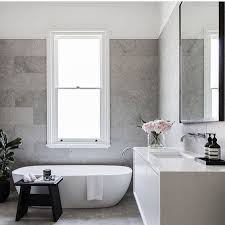 Transitional bathroom features gray marble moroccan style bath tiles with white grout that lead to a gray 5 panel door. 40 Grey Bathroom Ideas Grey And White Bathrooms Grey Bathroom Tiles In 2021 Badezimmer Zimmer Baden