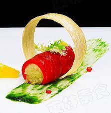 I like to play with textures. Modern Chinese Vegetarian Dishes With Creative Presentation Food Presentation Modern Food Fine Dining Recipes