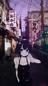 Anime Vapor Wave Aesthetic Wallpaper Anime Art Wallpaper