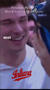 Fernando Mendoza attends a Meet & Greet at Dick's Sporting Goods in  Indiana, flashing his priceless smile. #Indiana #nationalchampions  #hoosiers #dickssportinggoods #sports