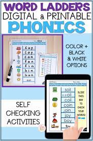 Word Ladders Phonics Bundle Digital Printable Phonics Word Ladders Phonics Activities